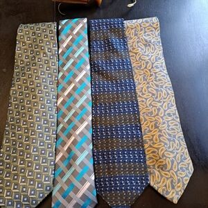 Geoffrey Beene Silk Ties